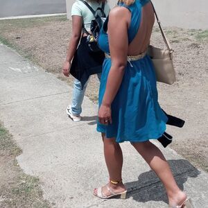 Sexy rich futuristic dress